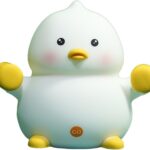Veilleuse Canard Allayu Silicone Rechargeable Lumière Douce-0