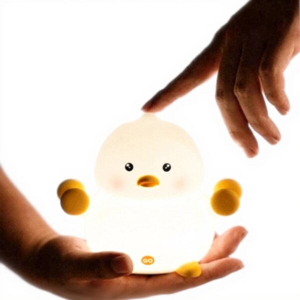Veilleuse Canard Allayu Silicone Rechargeable Lumière Douce