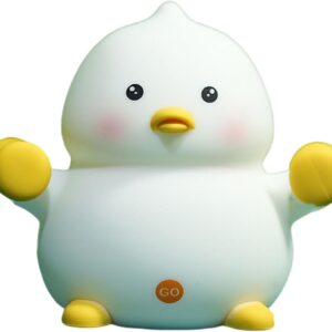 Veilleuse Canard Allayu Silicone Rechargeable Lumière Douce-0