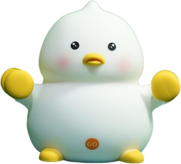 Veilleuse Canard Allayu Silicone Rechargeable Lumière Douce-0