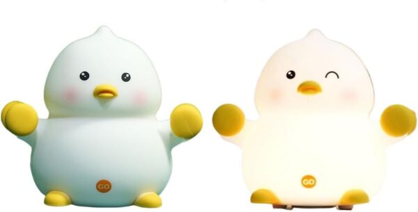 Veilleuse Canard budiniao Silicone Rechargeable Lumière-5