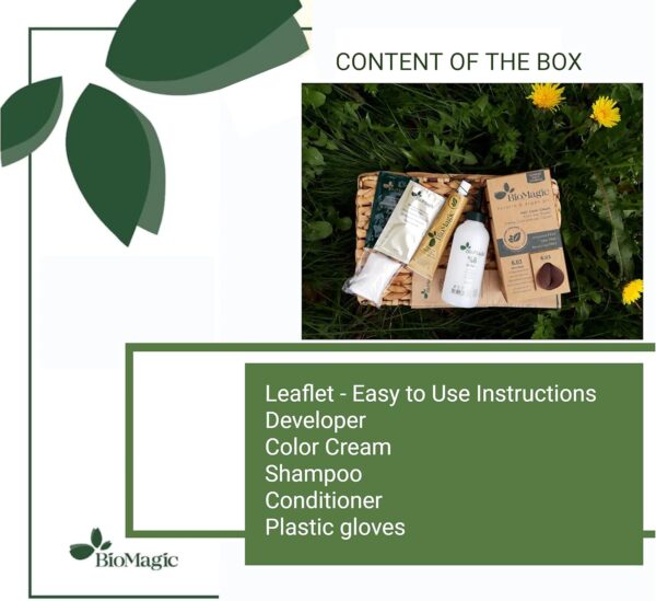 Teinture cheveux BioMagic kératine argan sans ammoniac 611-3