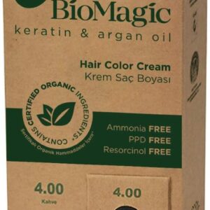 Teinture cheveux BioMagic kératine argan sans ammoniac 611-0
