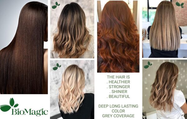 Teinture cheveux BioMagic kératine argan sans ammoniac 611-6