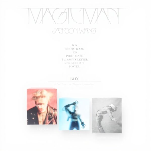 Album photo Jackson Wang GOT7 MAGIC MAN Collector 02 version