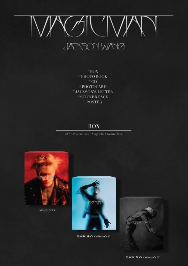 Album Dreamus Jackson Wang GOT7 MAGIC MAN Vol2 Cadeau inclus-1