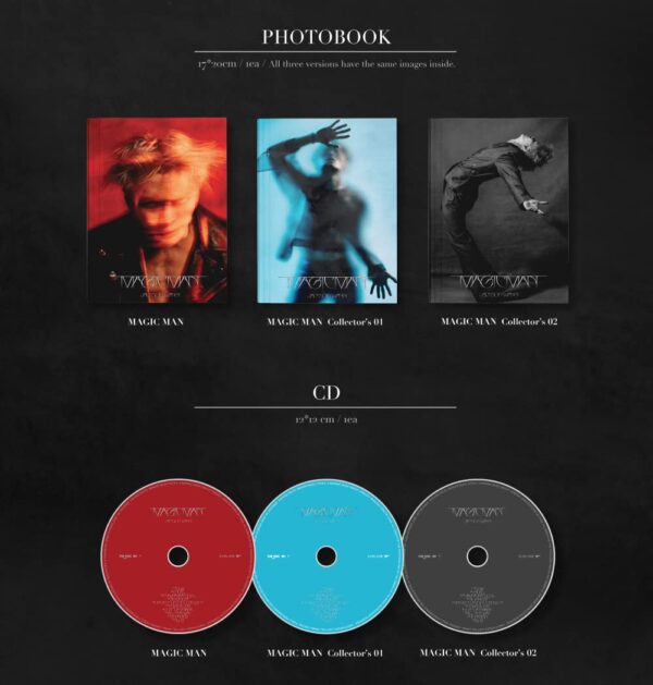 Album Dreamus Jackson Wang GOT7 MAGIC MAN Vol2 Cadeau inclus-2