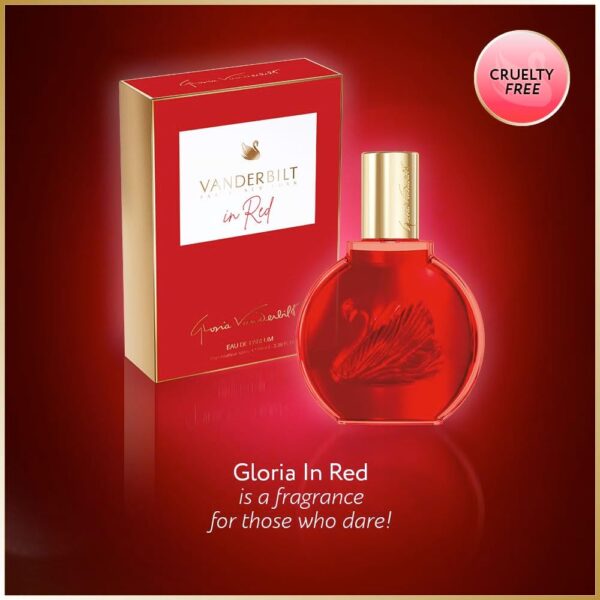 Gloria Vanderbilt In Red Eau de Parfum Femme 100ml Floral-4