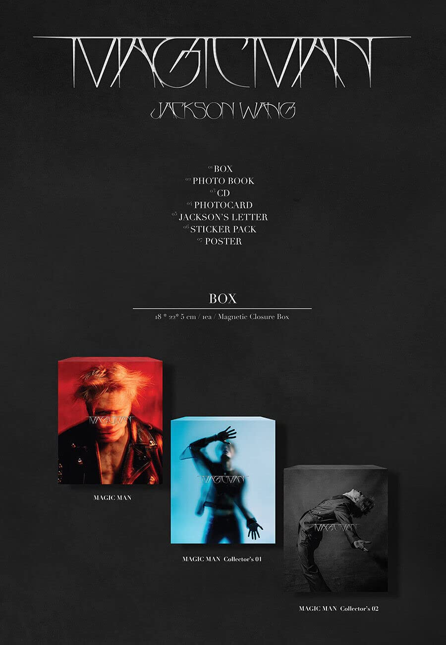 GOT7 JACKSON WANG MAGIC MAN Album Jeux de cartes-0
