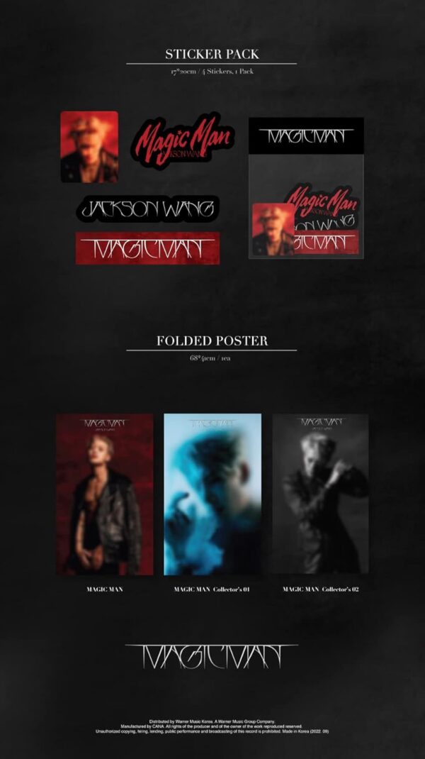 Album photo Jackson Wang GOT7 MAGIC MAN Collector 01 ver-4
