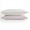Parure de lit Vera Wang satin coton 800 fils rose King