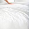 Parure de lit Vera Wang Coton Luxe Blanc Grand lit