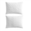 Parure de lit Vera Wang Coton Luxe Blanc Grand lit