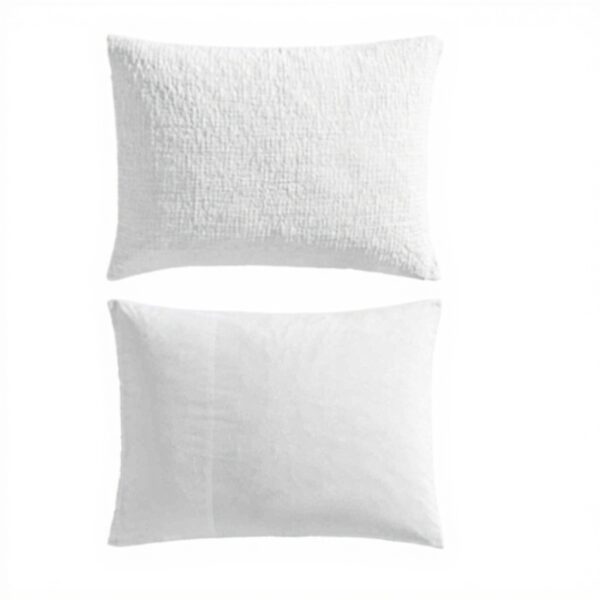 Parure de lit Vera Wang Coton Luxe Blanc Grand lit