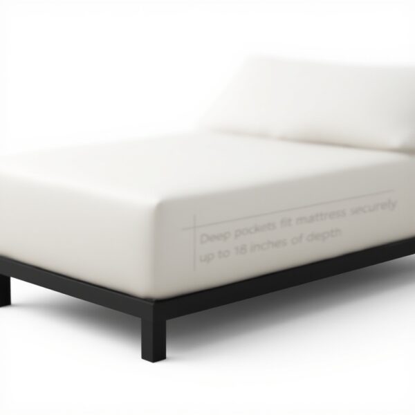 Parure de lit Vera Wang Satin Coton 800 fils Grand lit