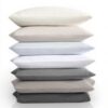 Parure de lit Vera Wang Satin Coton 800 fils Grand lit