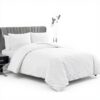 Parure de lit King Size Vera Wang Blanc coton fermeture