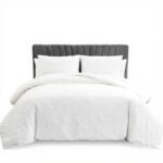Parure de lit King Size Vera Wang Blanc coton fermeture