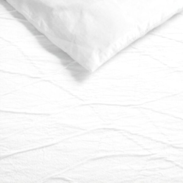 Parure de lit King Size Vera Wang Blanc coton fermeture