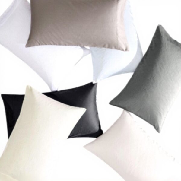 Parure de lit King Size Vera Wang Coton satiné Ivoire