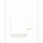 Parure de lit King Size Vera Wang Coton satiné Ivoire