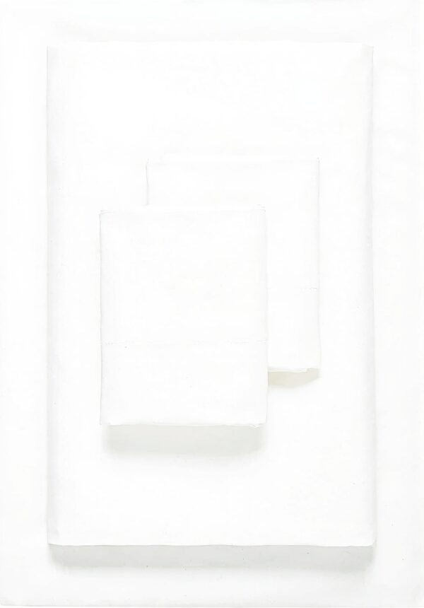 Parure de lit King Size Vera Wang Coton satiné Ivoire