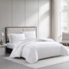 Parure de lit King Size Vera Wang Coton réversible Zigzag-1