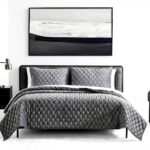 Parure de lit Vera Wang velours doux réversible grand lit