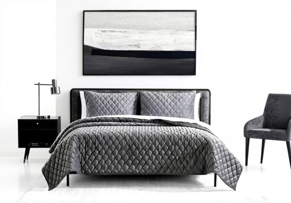 Parure de lit Vera Wang velours doux réversible grand lit