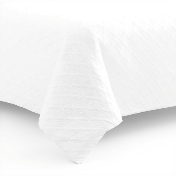 Vera Wang Housse de Couette Reversible Coton Queen Blanc