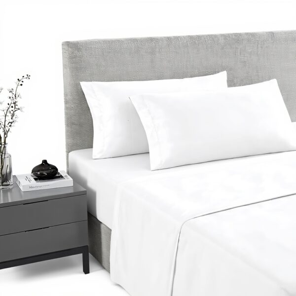 Parure de lit Vera Wang Queen Satin luxe 800 fils Rose