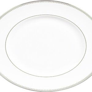 Plateau ovale Wedgwood Vera Wang porcelaine fine 38,5 cm-0