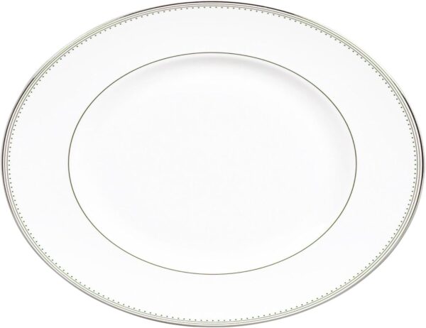Plateau ovale Wedgwood Vera Wang porcelaine fine 38,5 cm-0