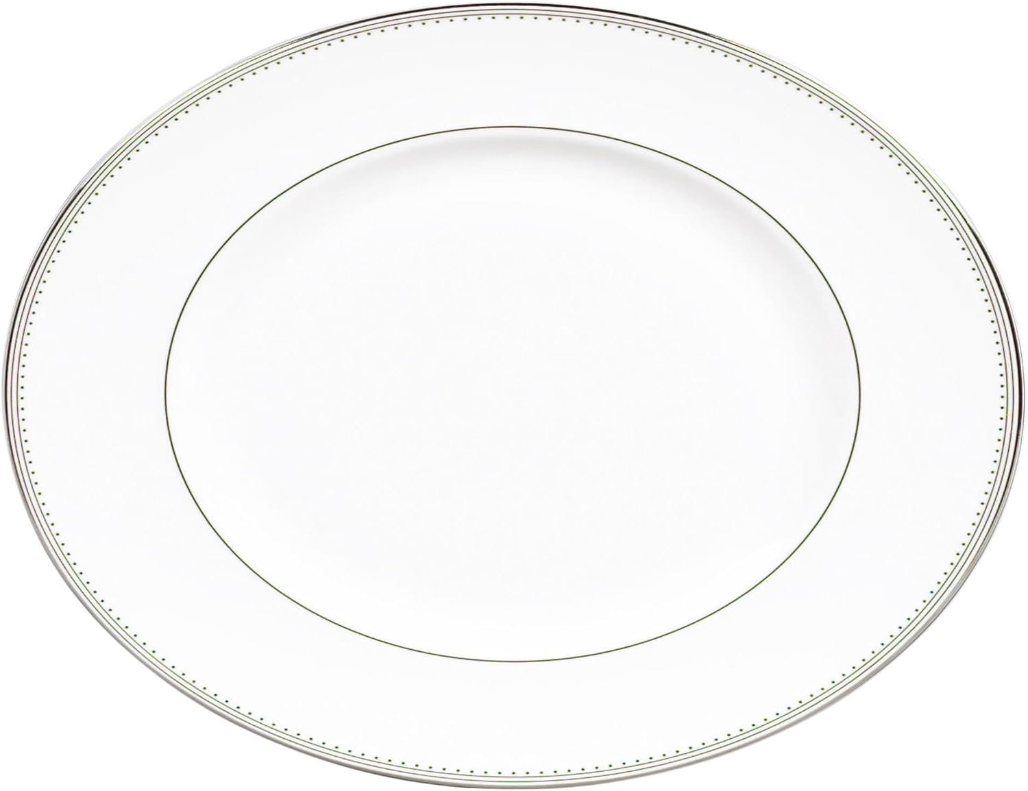 Plateau ovale Wedgwood Vera Wang porcelaine fine 38,5 cm-0