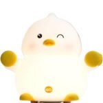 Veilleuse canard silicone Zanthicia lumière chaude nuit-0