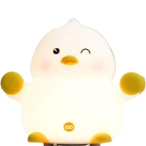 Veilleuse canard silicone Zanthicia lumière chaude nuit-0