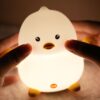 Veilleuse canard silicone Zanthicia lumière chaude nuit-7