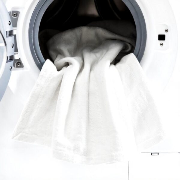 Vera Wang Couverture coton poids moyen blanc côtelé literie