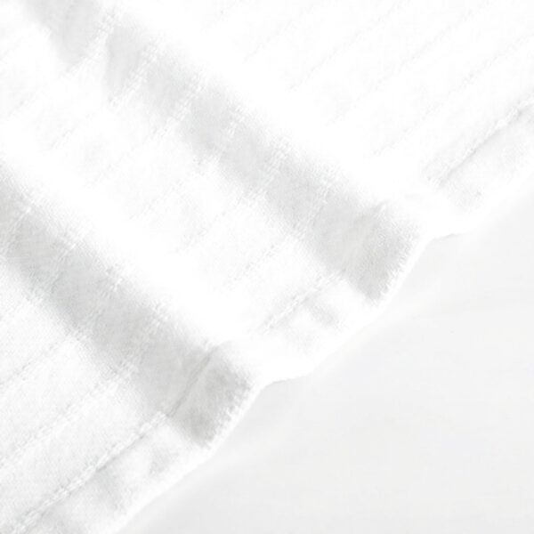 Vera Wang Couverture coton poids moyen blanc côtelé literie