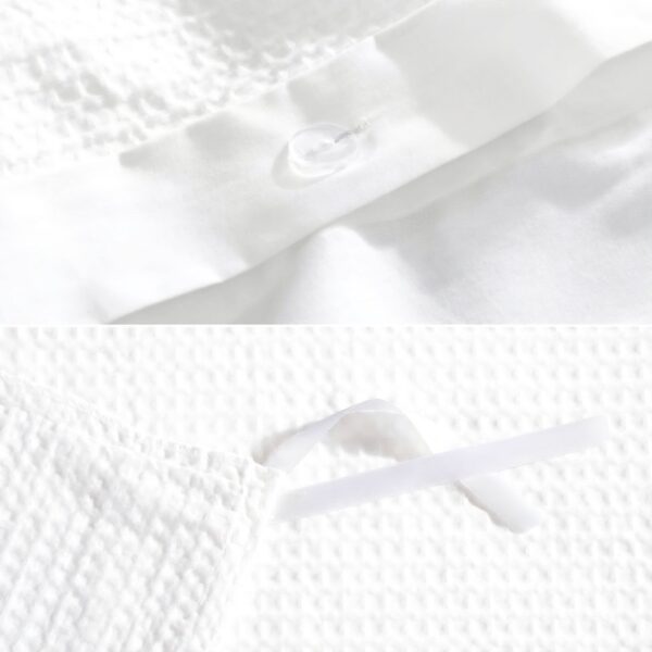Housse de couette Vera Wang King Coton Respirant Blanc