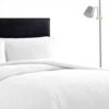 Housse de couette Vera Wang King Coton Respirant Blanc