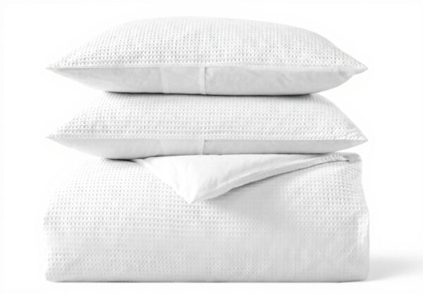 Housse de couette Vera Wang King Coton Respirant Blanc