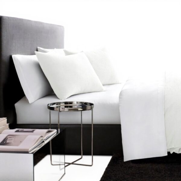 Housse de couette Vera Wang King Coton Respirant Blanc
