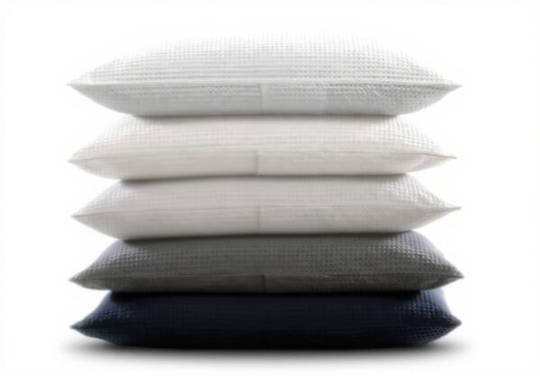 Parure de lit coton luxe Vera Wang gaufré bleu nuit
