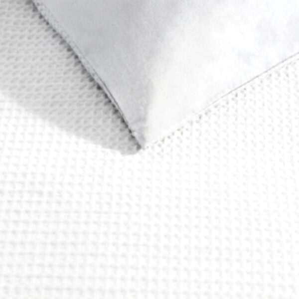 Parure de lit coton luxe Vera Wang gaufré bleu nuit