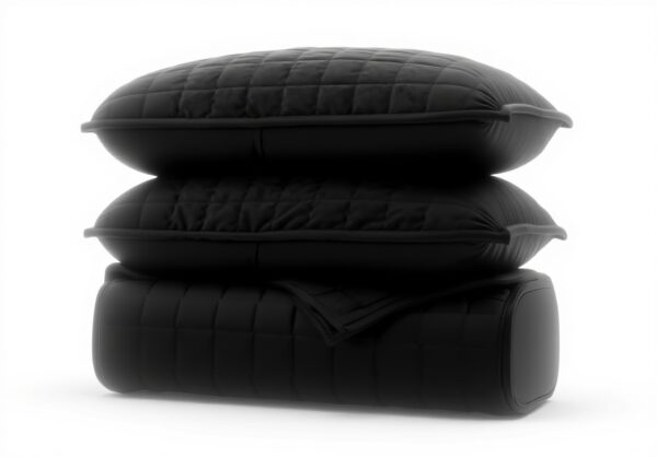 Parure de lit King Size Velours Vera Wang Noir Diamant