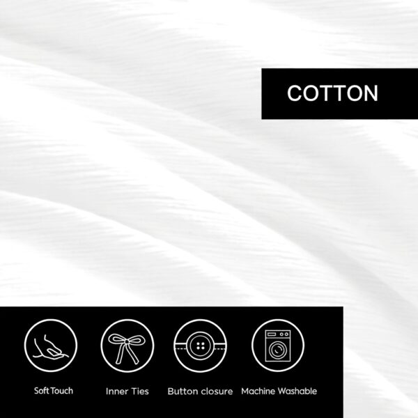 Parure de lit Queen Size Vera Wang Coton Luxe Fermeture