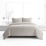 Parure de lit Vera Wang velours doux réversible grand lit