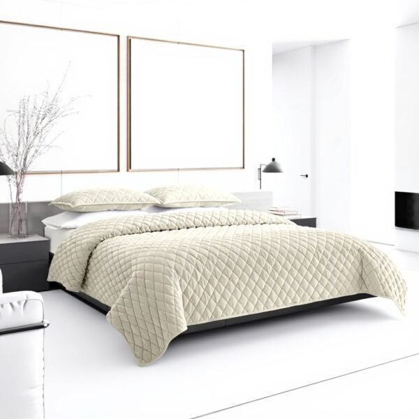 Parure de lit Vera Wang velours doux réversible grand lit