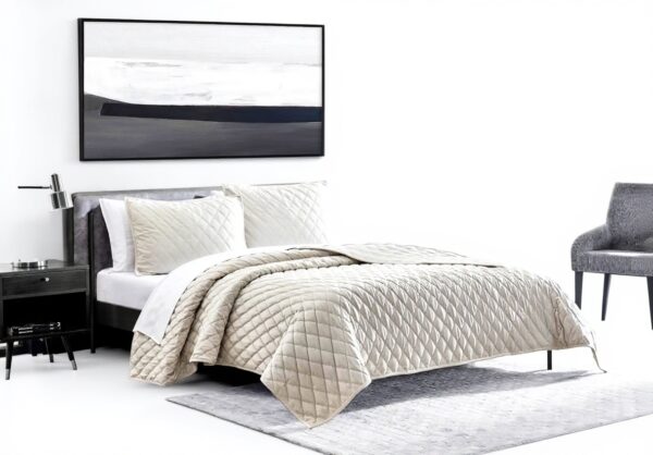 Parure de lit Vera Wang velours doux réversible grand lit